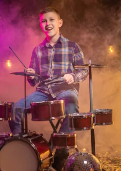 çocuklar için bateri dersi