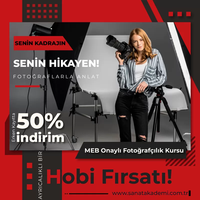 meb onaylı fotoğrafçılık kursu