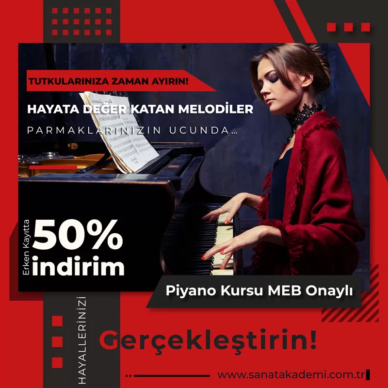 piyano kursu meb onaylı