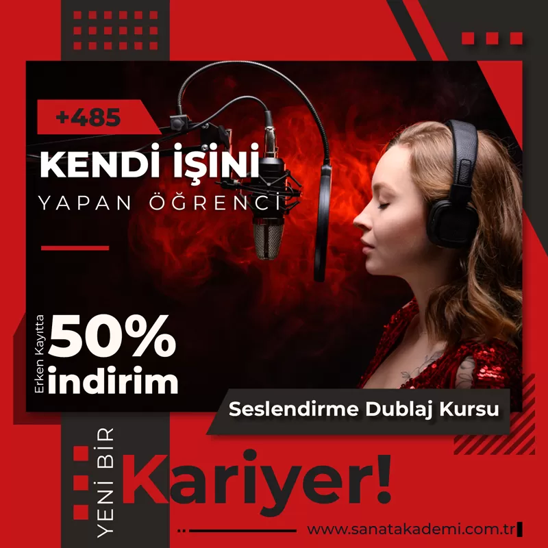 seslendirme dublaj kursu