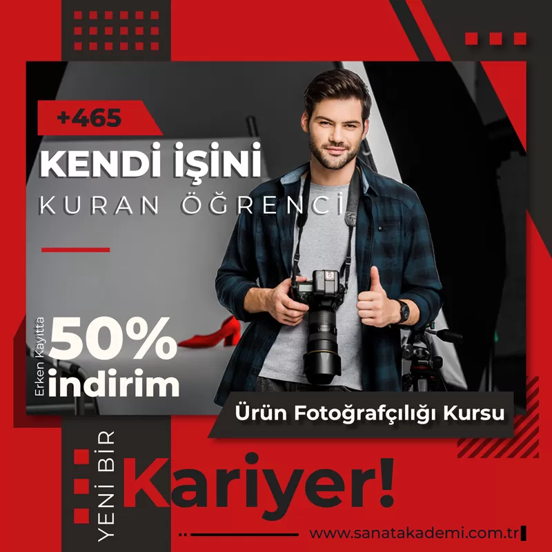 ürün fotoğrafçılığı kursu
