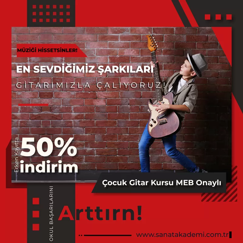 çocuk gitar kursu meb onaylı