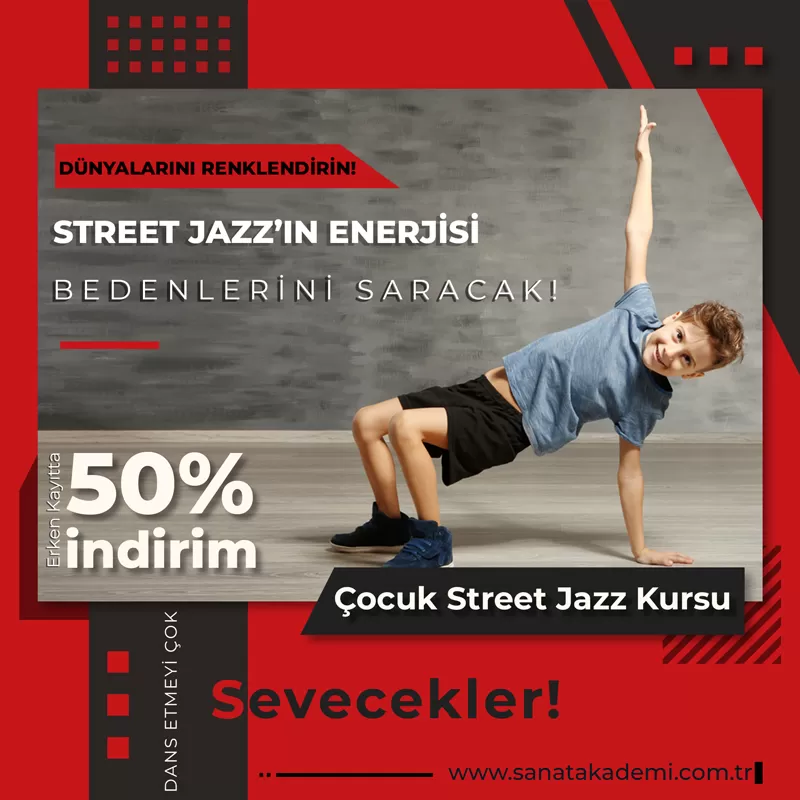 çocuk street jazz kursu