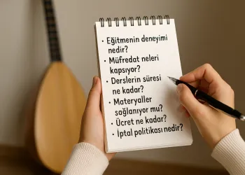 Bağlama Kursu Seçerken Sorulması Gereken Sorular