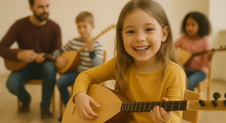 İstanbul Çocuk Bağlama Kursu: Minikler İçin Müzik Dolu Saatler