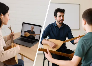 Online mı Yüz Yüze mi? Bağlama Kursu Seçim Rehberi