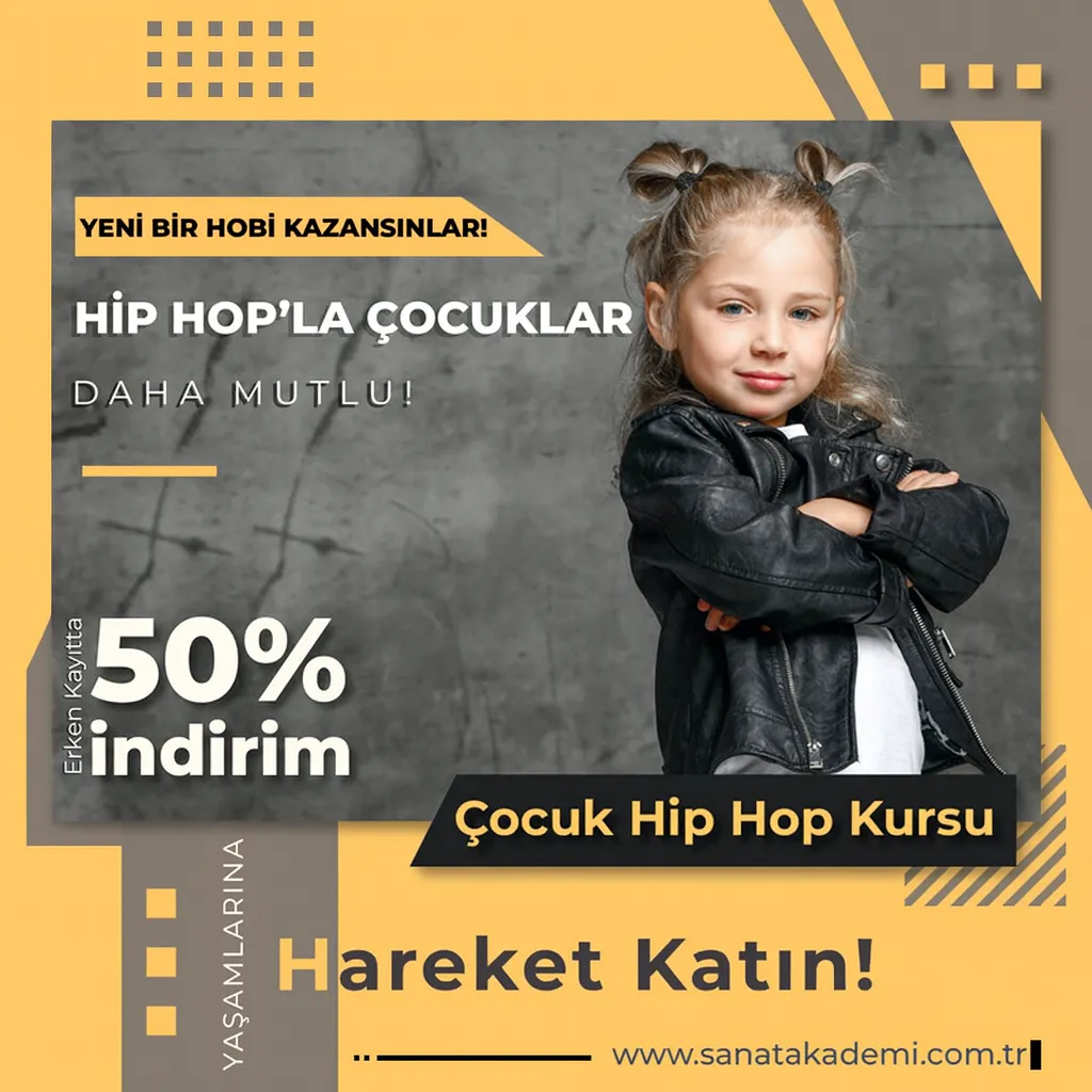 çocuk hip hop kursu